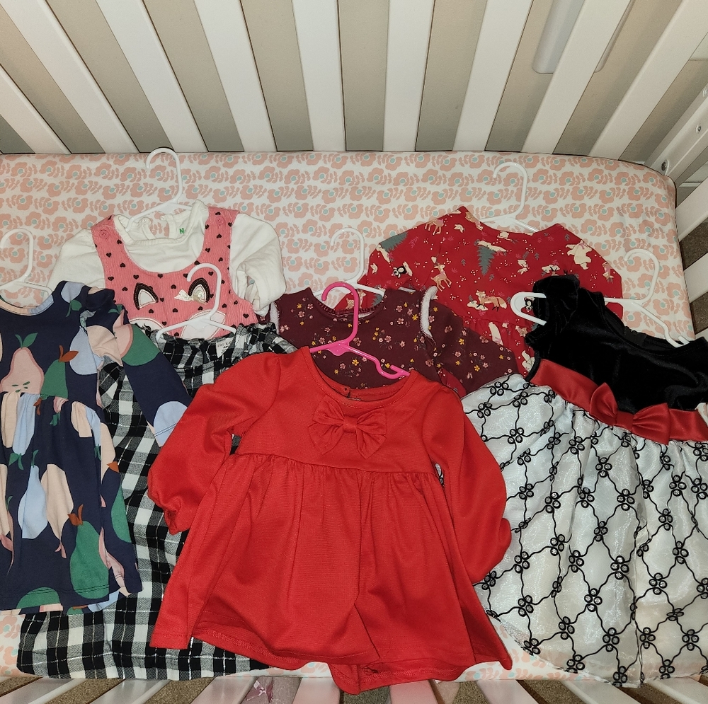 Bundle of 7 dresses